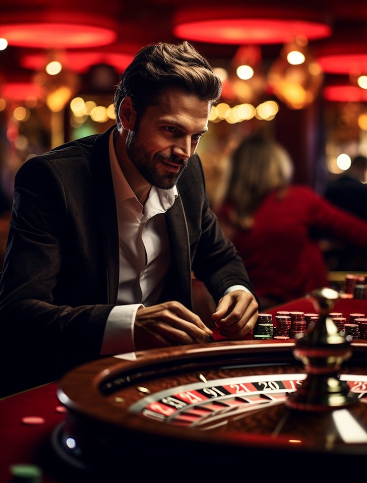 Pemain menggunakan smartphone bermain live casino dengan nyaman